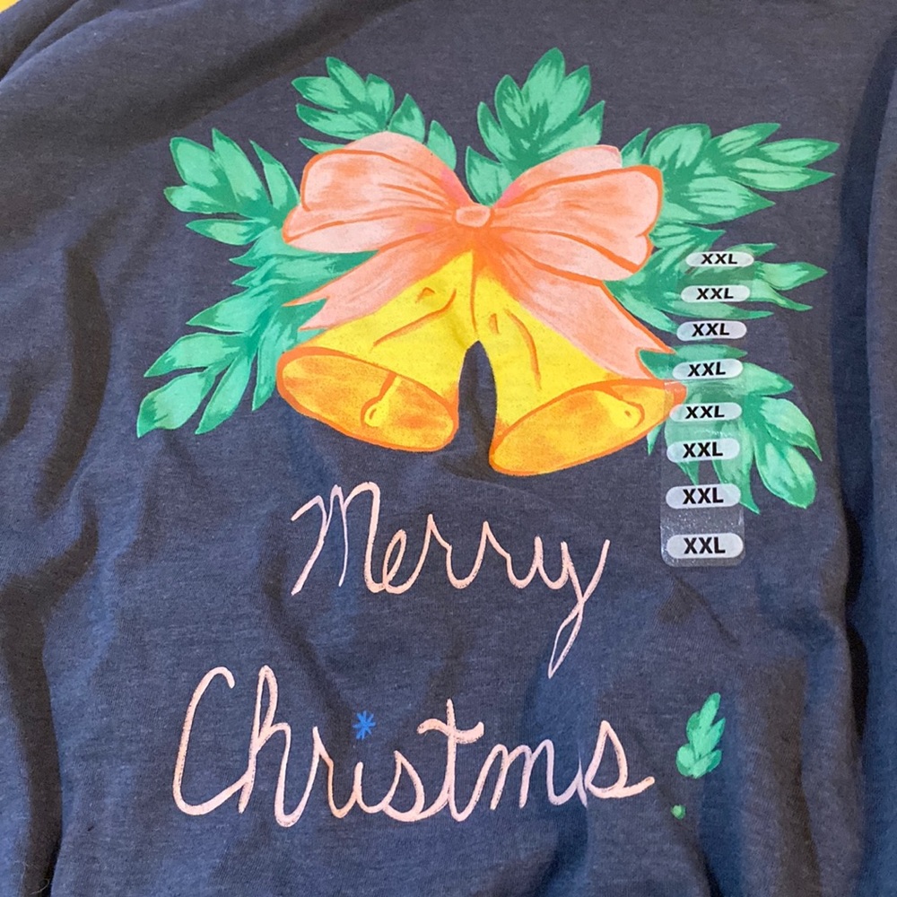 Gray Christmas shirt 2xl 55% cotton St.Jude’s research children hospital